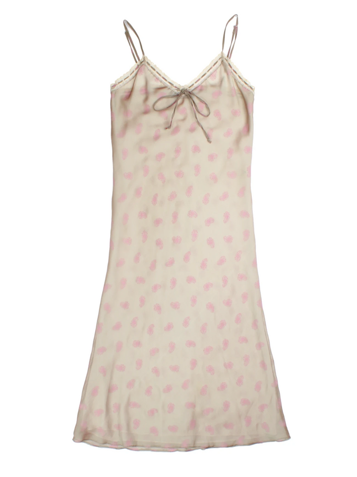 Y2K Paisley Midi Dress (Size S)