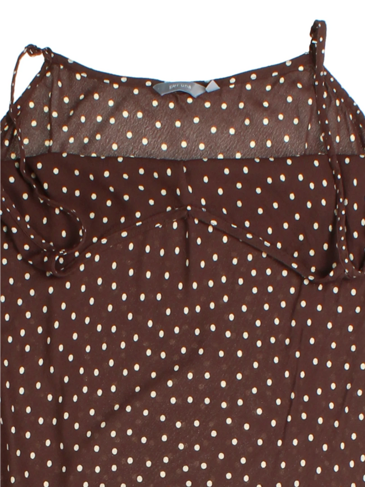 Y2K Per Una Polka Dot Midi Dress (Size L)