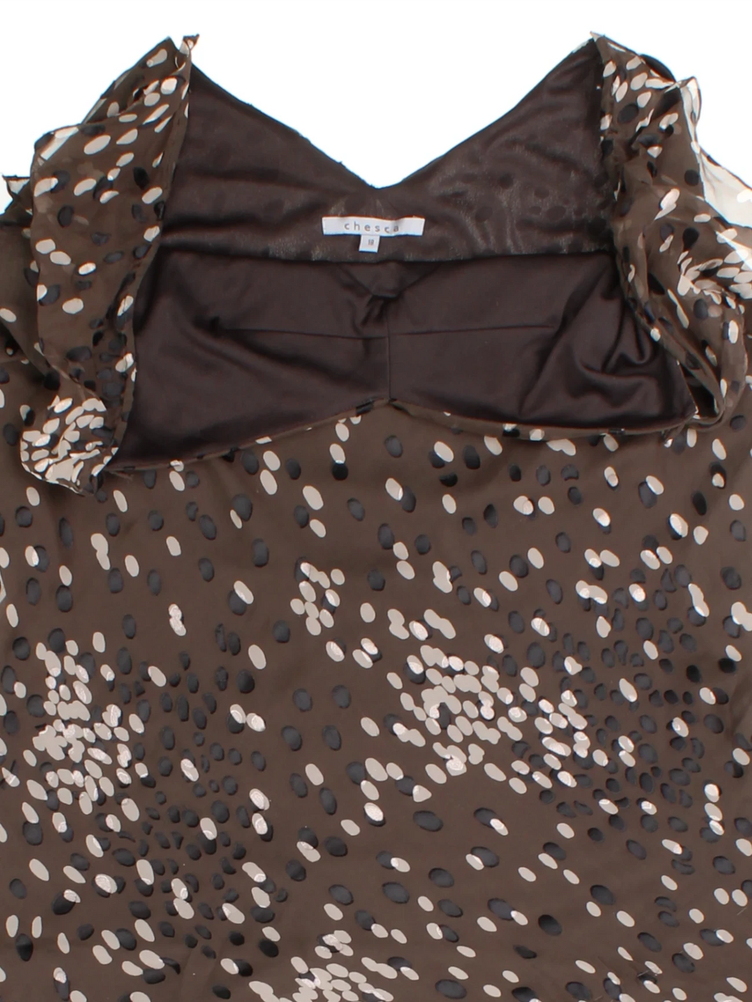 Y2K Polka Dot Midi Dress (Size XL)