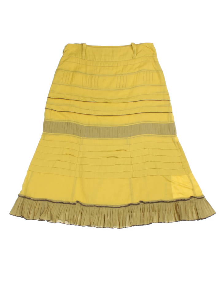 Y2K Layered Frill Midi Skirt (Size M)