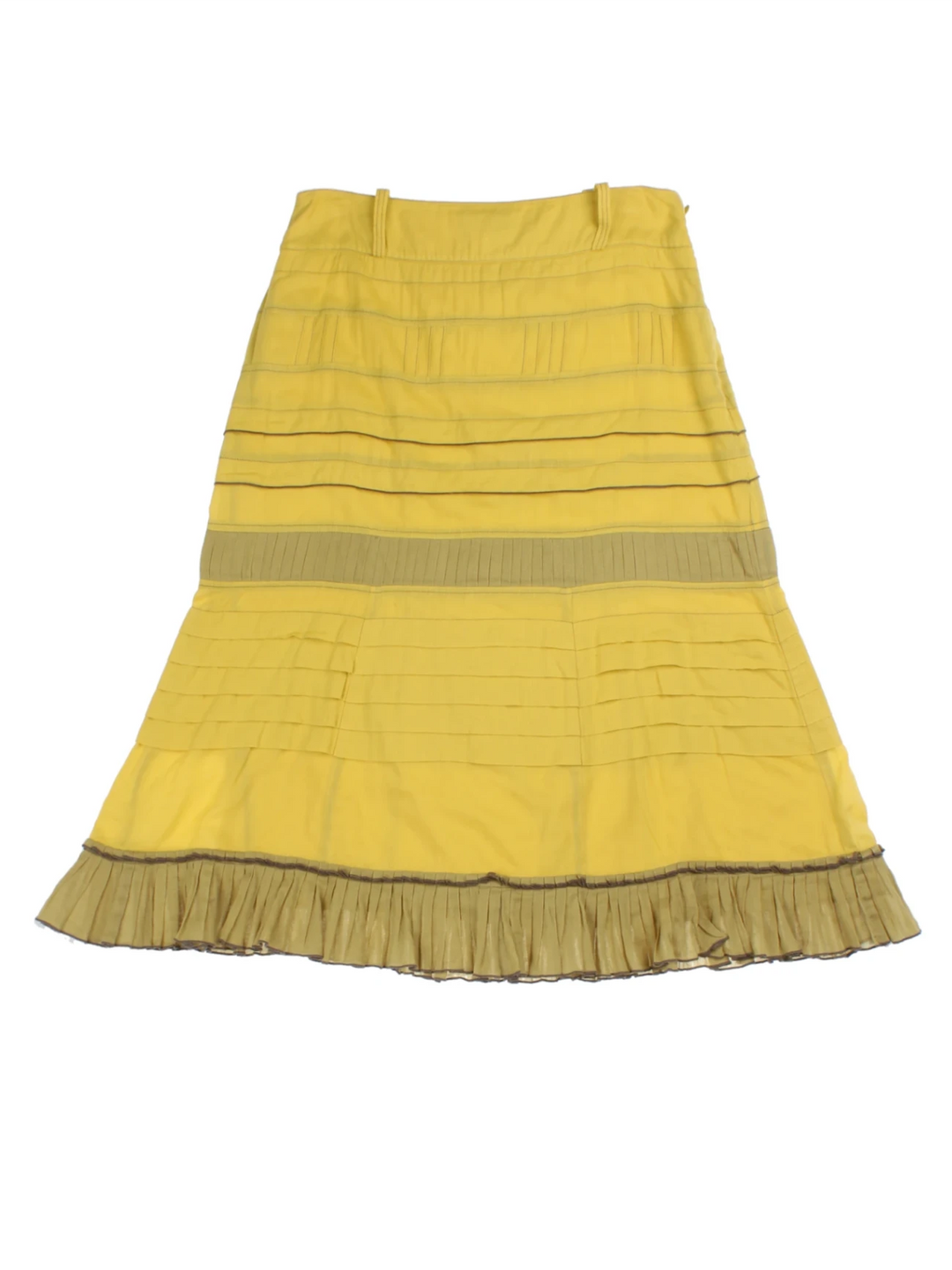 Y2K Layered Frill Midi Skirt (Size M)