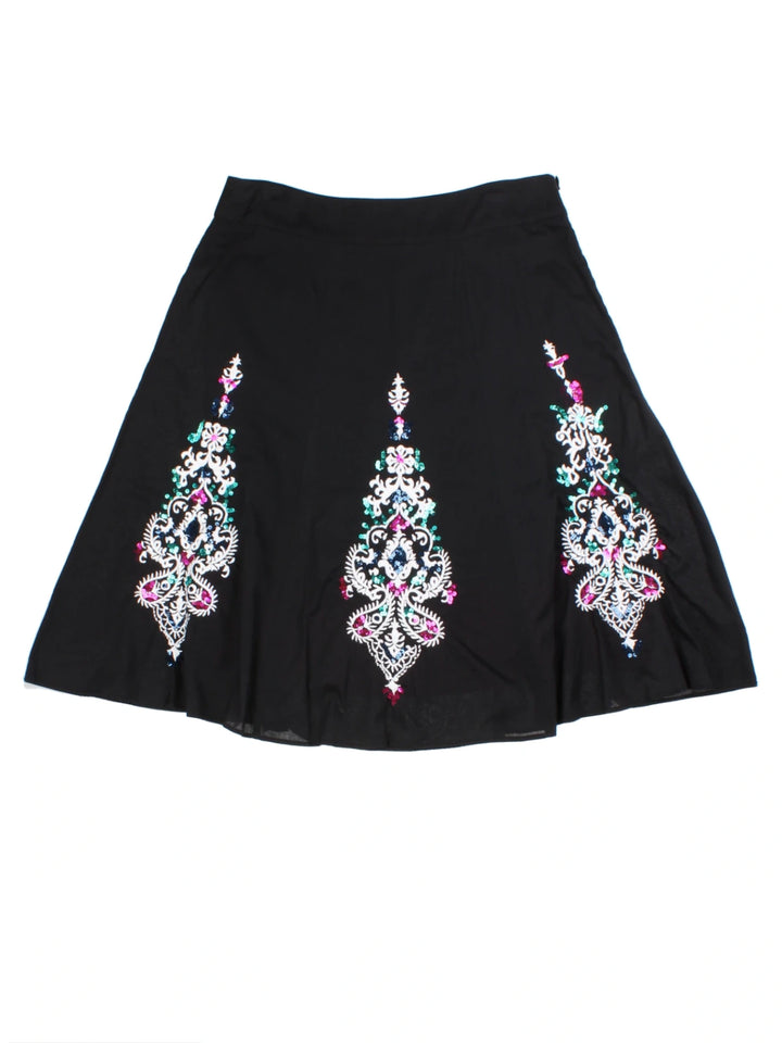 Y2K Embellished Midi Skirt (Size L)