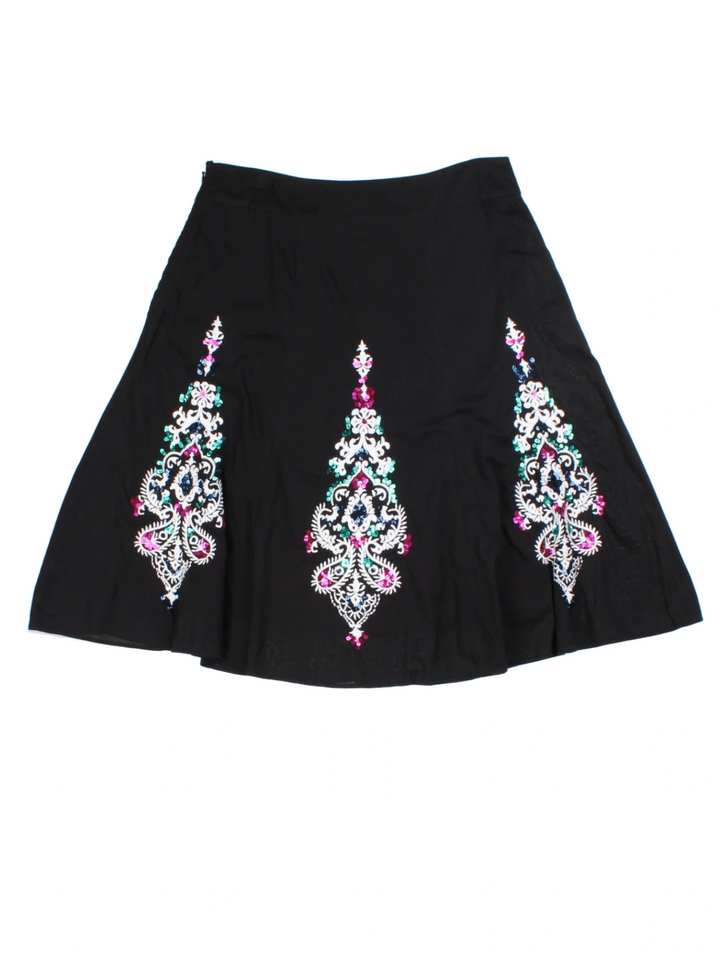Y2K Embellished Midi Skirt (Size L)