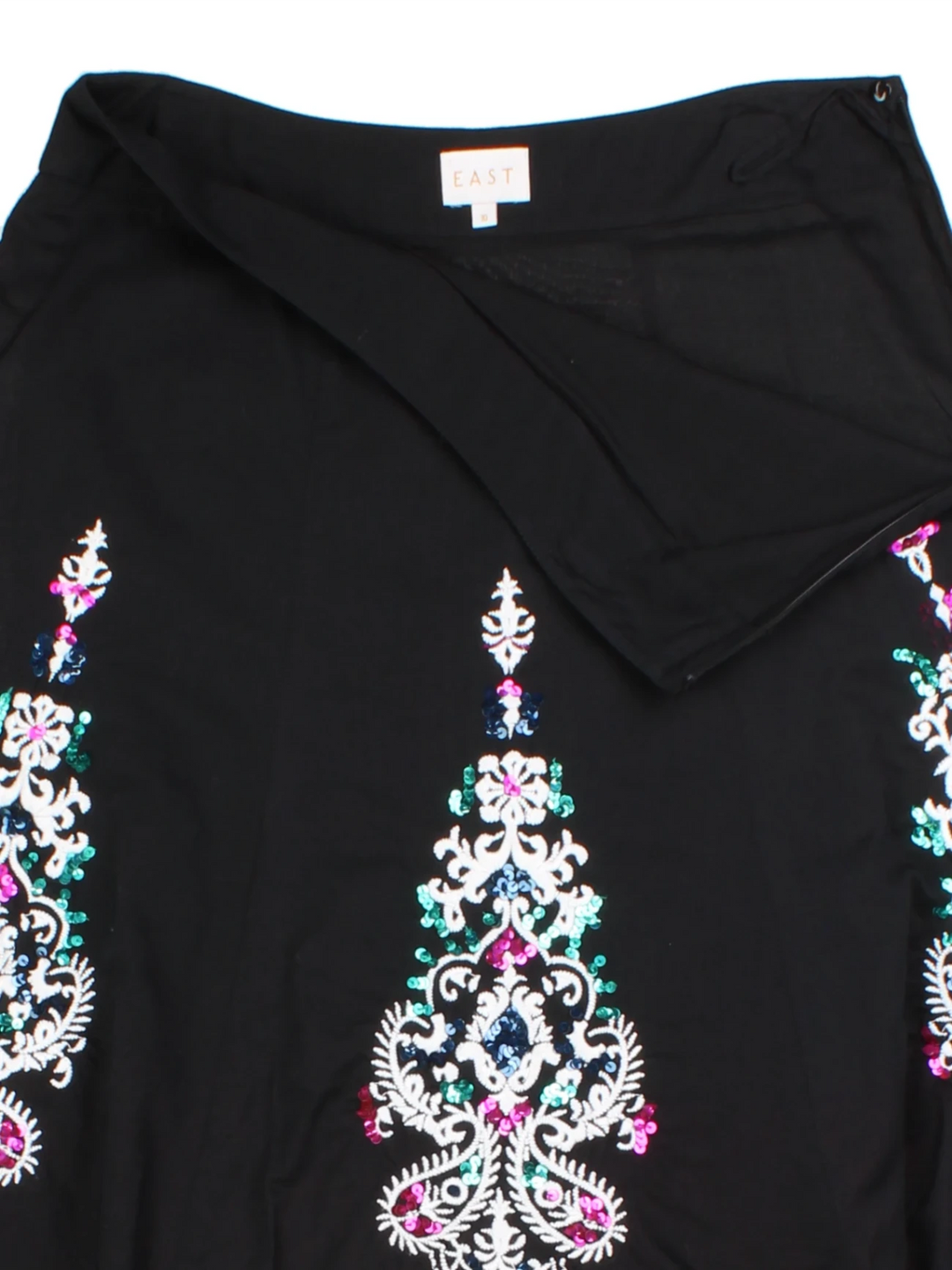 Y2K Embellished Midi Skirt (Size L)