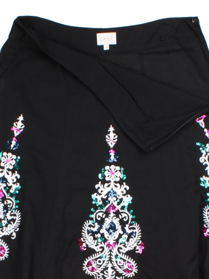 Y2K Embellished Midi Skirt (Size L)
