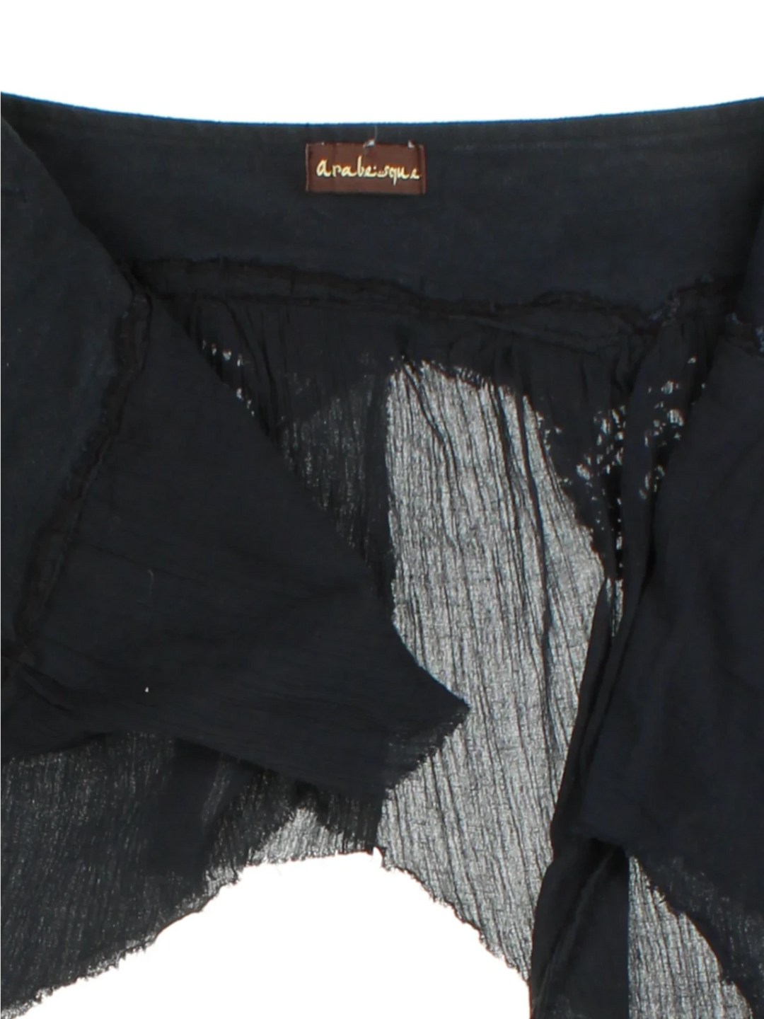 Y2K Sheer Layered Mini Skirt (Size L)