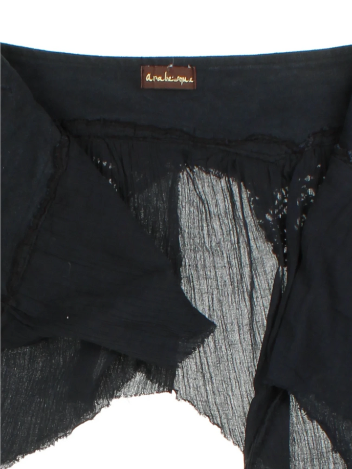 Y2K Sheer Layered Mini Skirt (Size L)