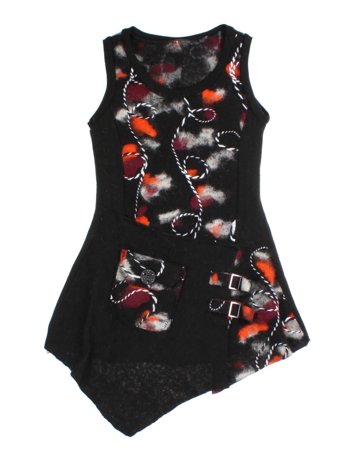 Y2K Asymmetric Mini Dress (Size M)