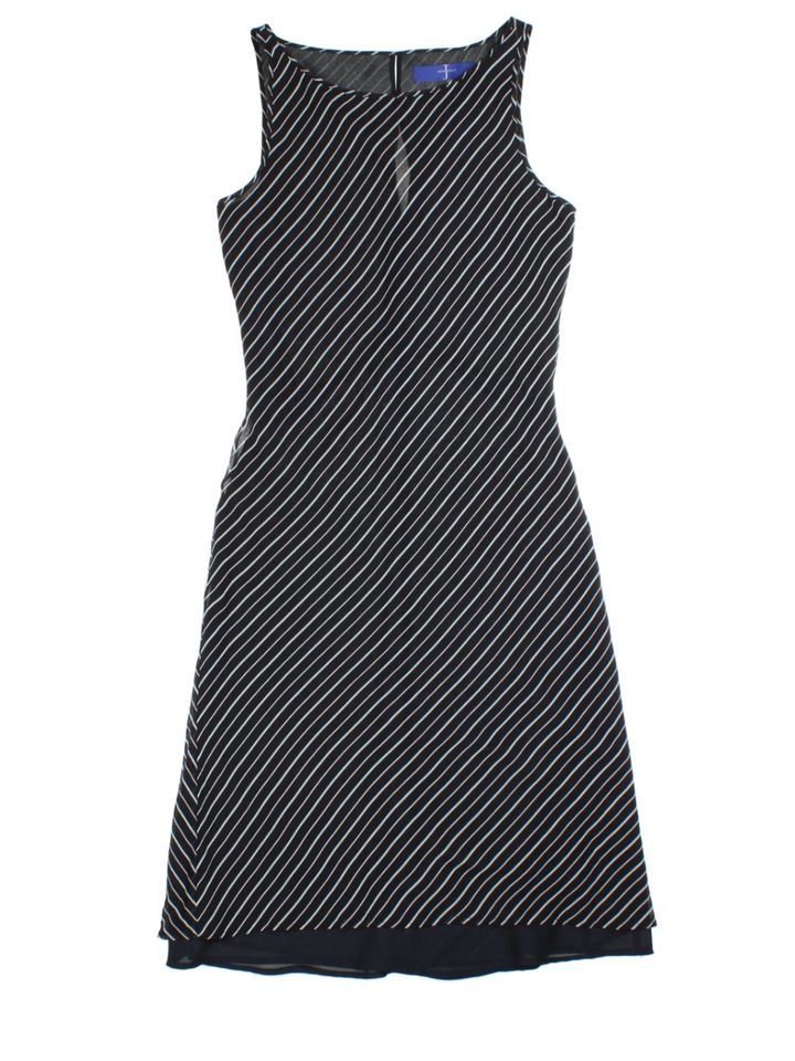 Y2K Jasper Conran Stripe Midi Dress (Size M)