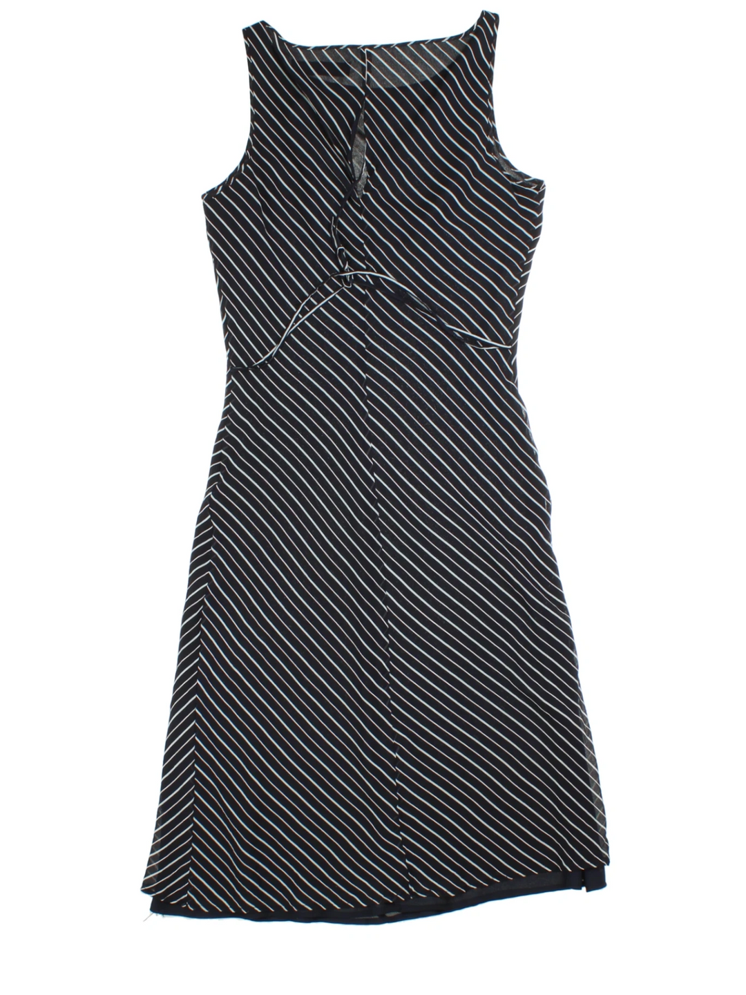 Y2K Jasper Conran Stripe Midi Dress (Size M)