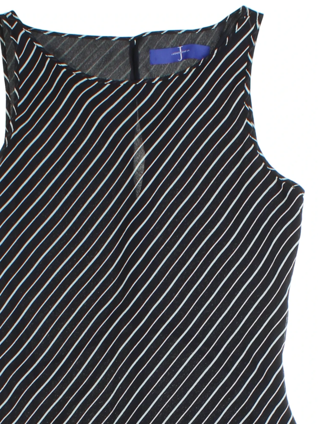 Y2K Jasper Conran Stripe Midi Dress (Size M)