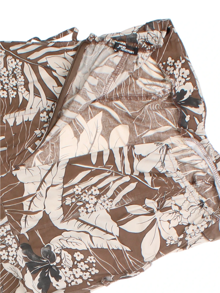 Y2K Jane Norman Hawaiian Floral Strapless Dress (Size S)