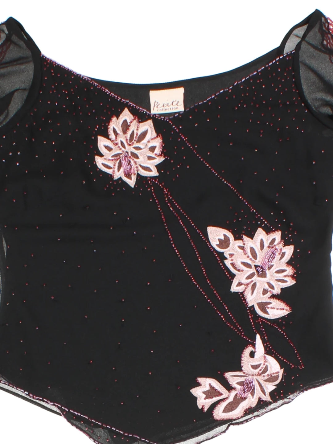 Y2K Beaded Top (Size S)