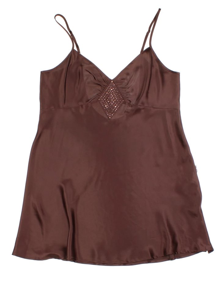 Y2K Embellished A Line Top (Size L)