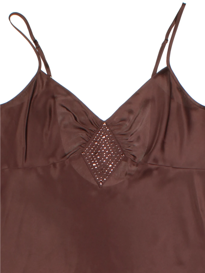 Y2K Embellished A Line Top (Size L)