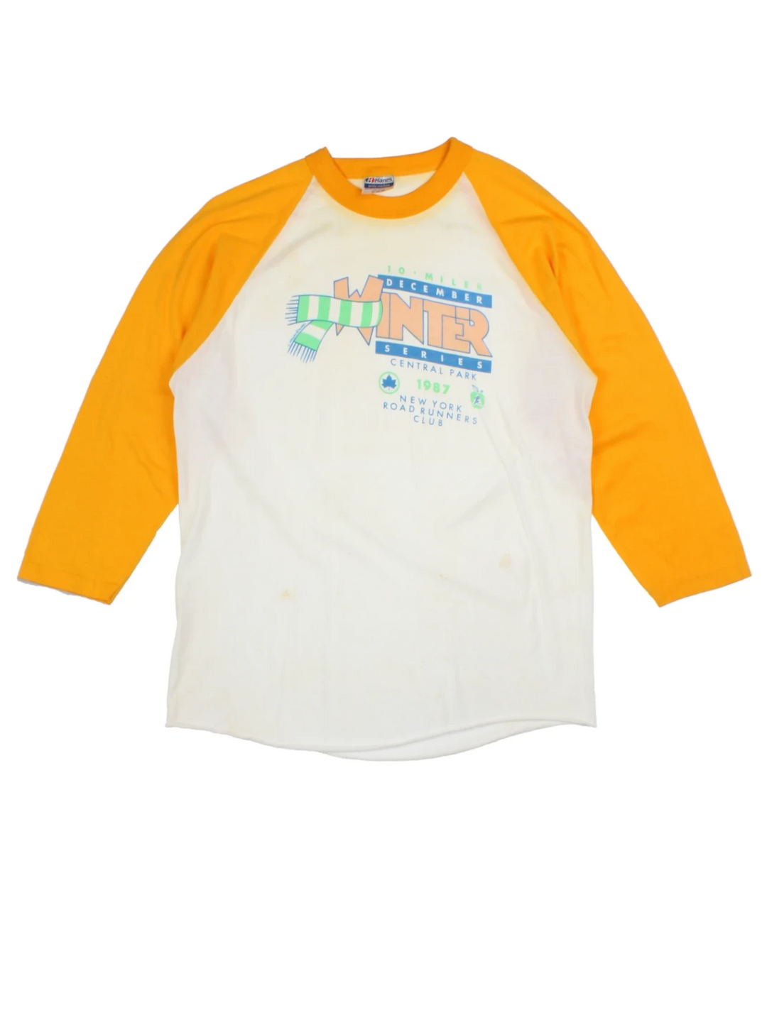 87 New York Road Runners Club Ringer T-Shirt (Size XL)