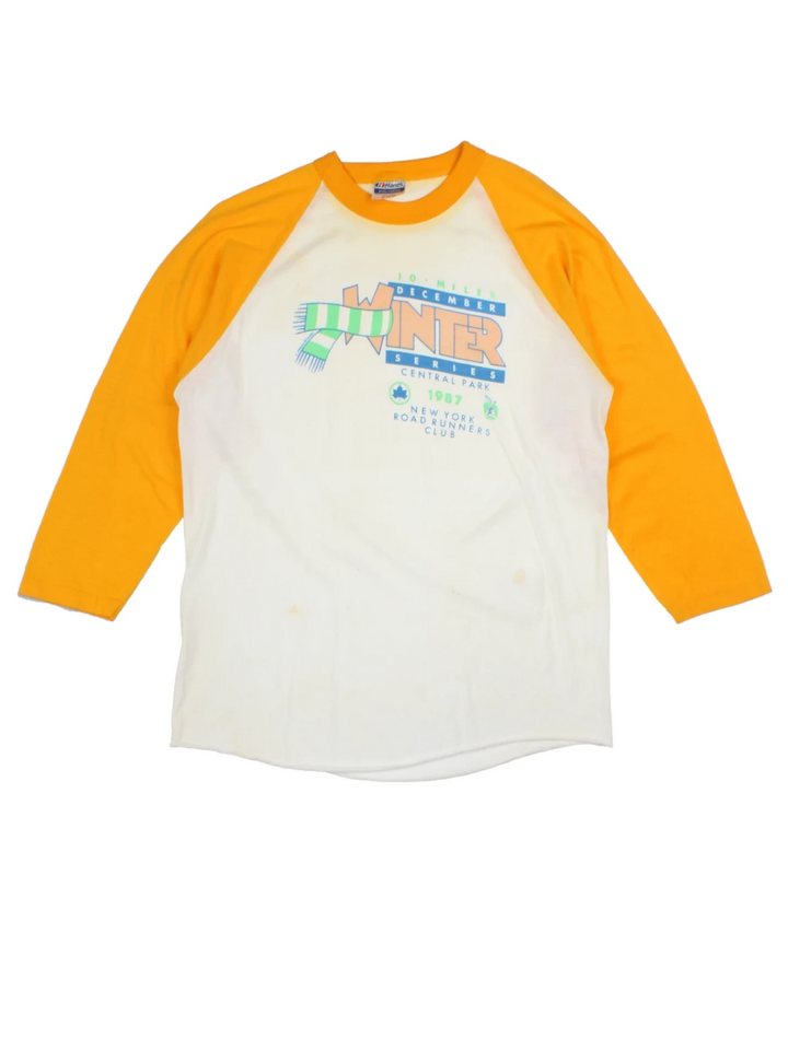 87 New York Road Runners Club Ringer T-Shirt (Size XL)