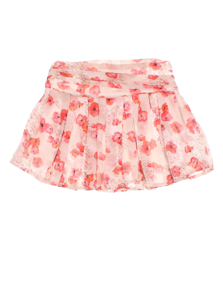 Y2K Floral Mini Skirt (Size M)