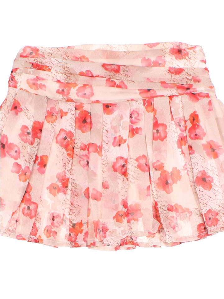 Y2K Floral Mini Skirt (Size M)