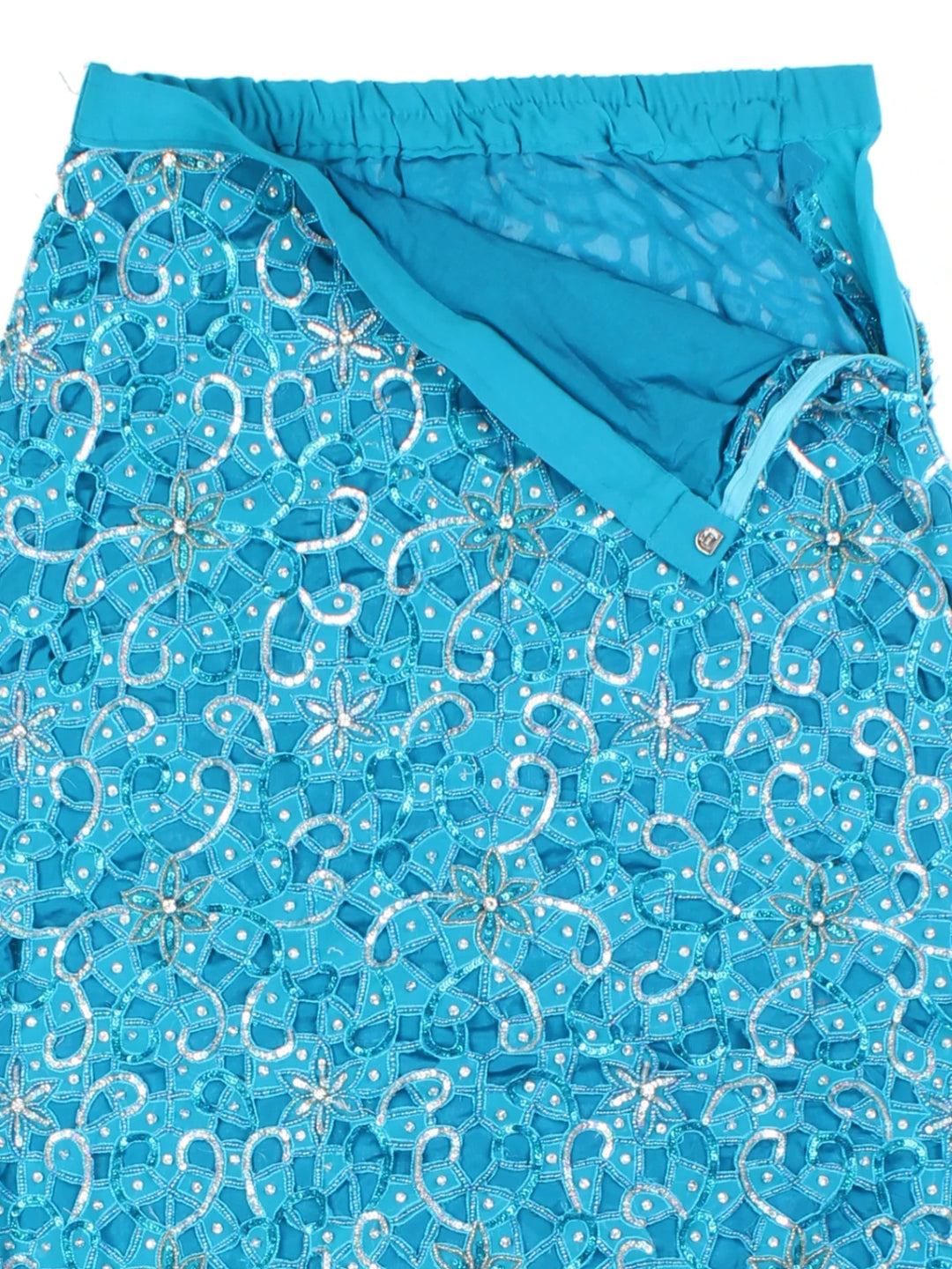 Beaded Lace Maxi Skirt (Size S)