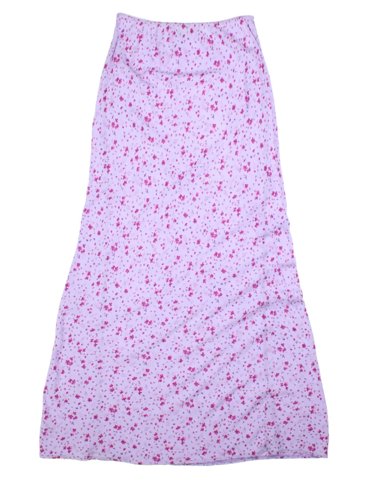 Y2K Floral Maxi Skirt (Size M)