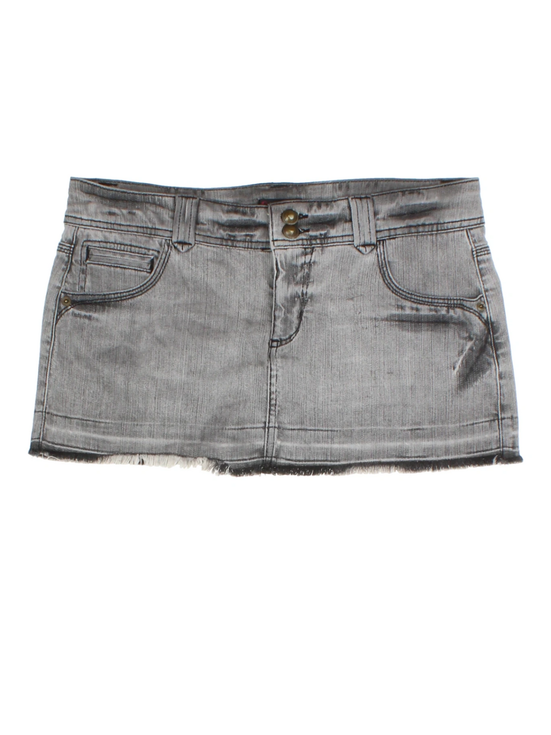 Y2K Denim Mini Skirt (Size M)