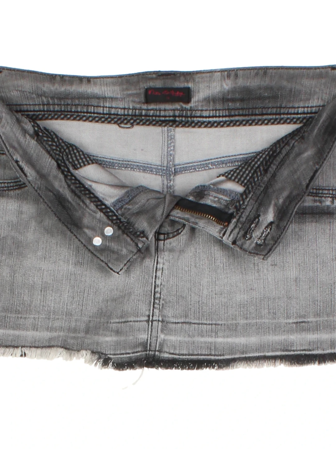 Y2K Denim Mini Skirt (Size M)