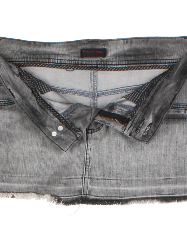 Y2K Denim Mini Skirt (Size M)