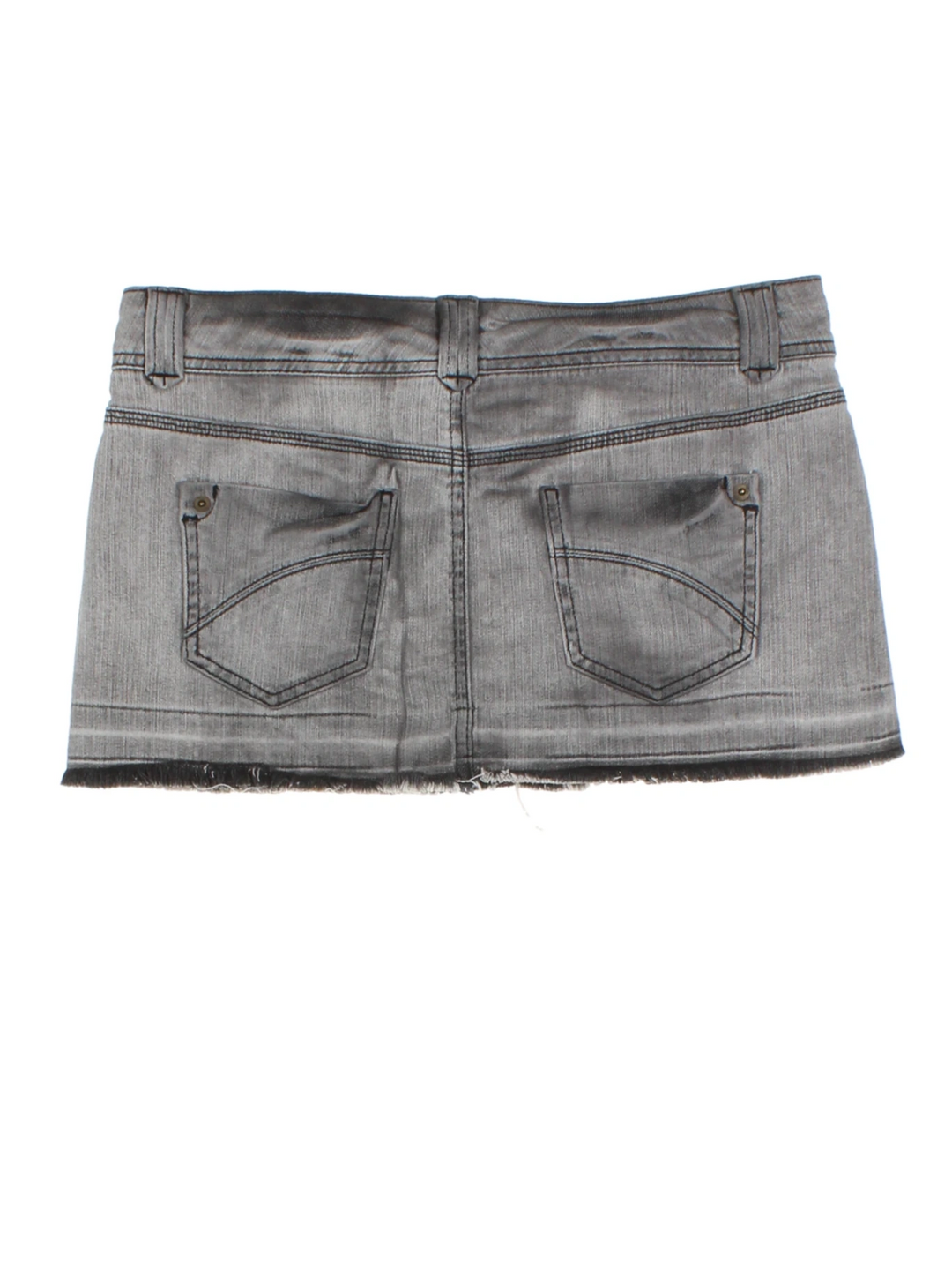 Y2K Denim Mini Skirt (Size M)