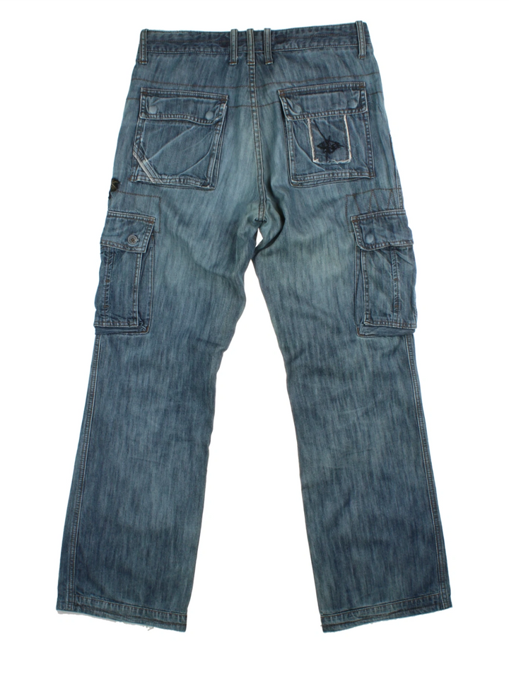 00's Quicksilver Cargo Jeans (Size M)