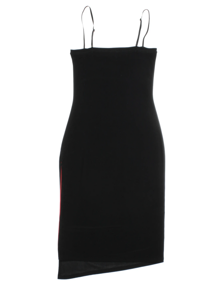 Y2K Floral Detail Midi Slip Dress (Size S)