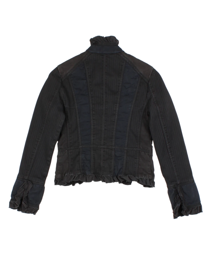 Y2K Ruffle Detail Jacket (Size XXS)