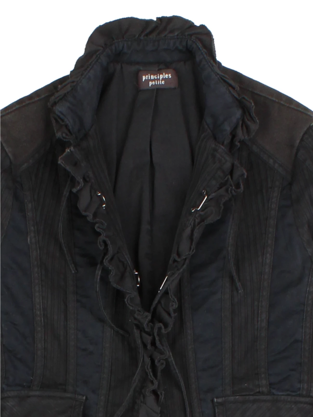 Y2K Ruffle Detail Jacket (Size XXS)