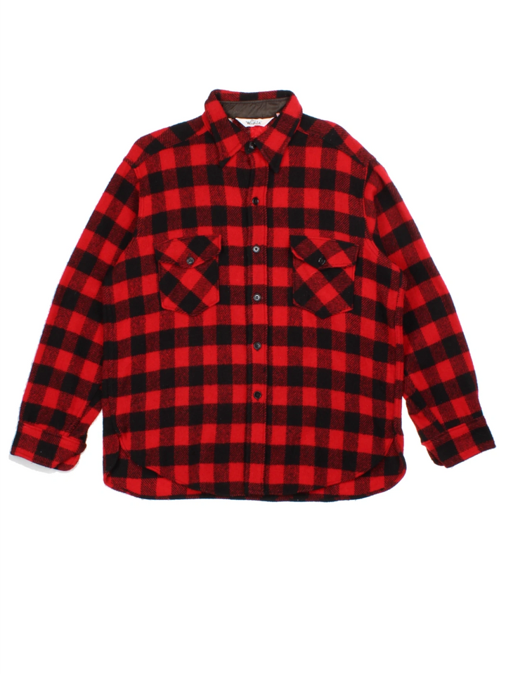 Woolrich Buffalo Plaid Wool Shirt (Size XL)