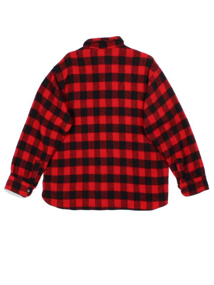 Woolrich Buffalo Plaid Wool Shirt (Size XL)