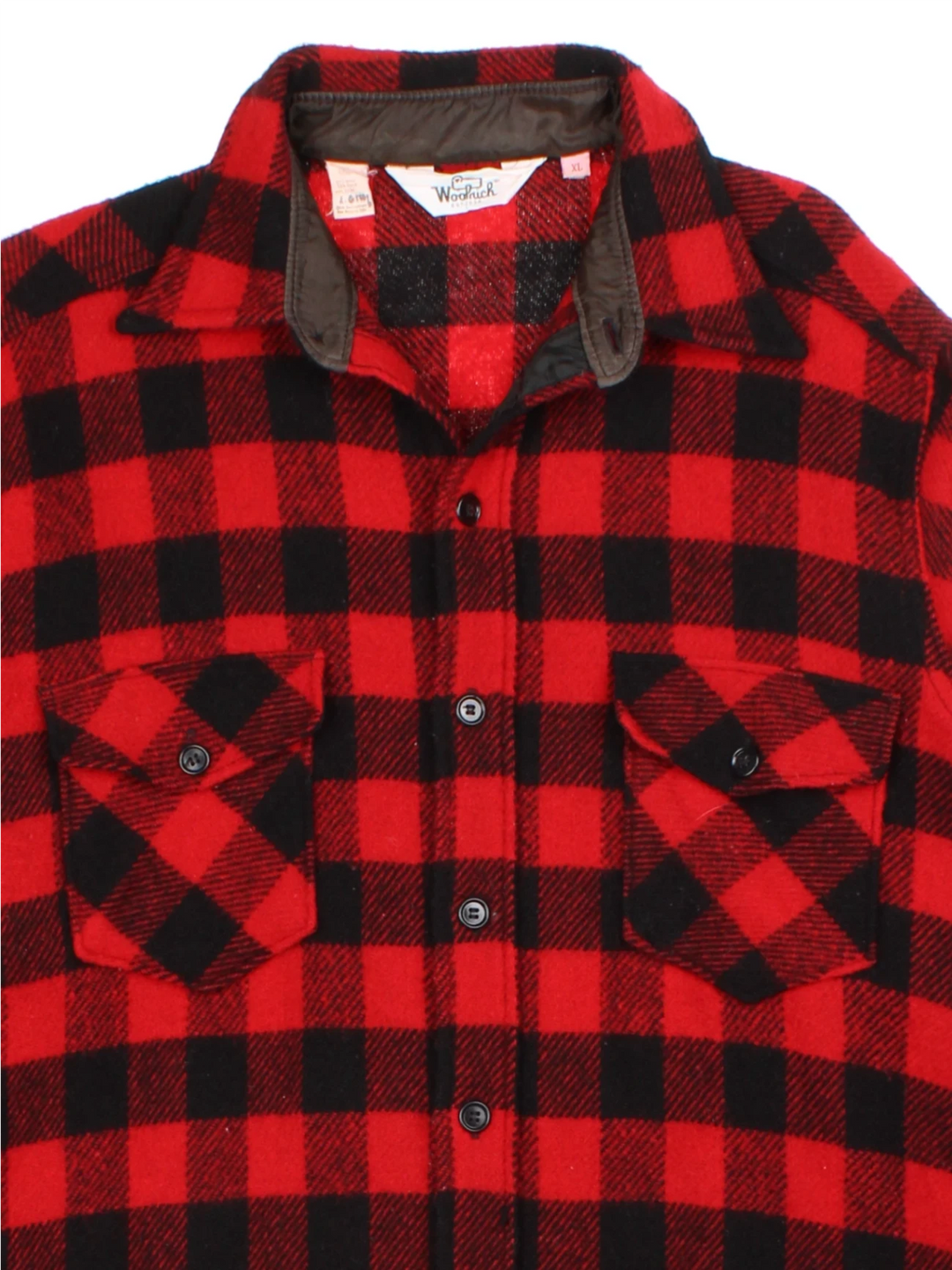 Woolrich Buffalo Plaid Wool Shirt (Size XL)