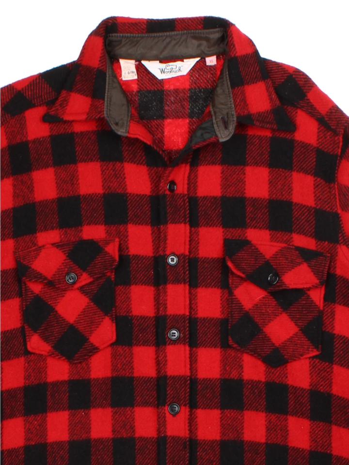 Woolrich Buffalo Plaid Wool Shirt (Size XL)