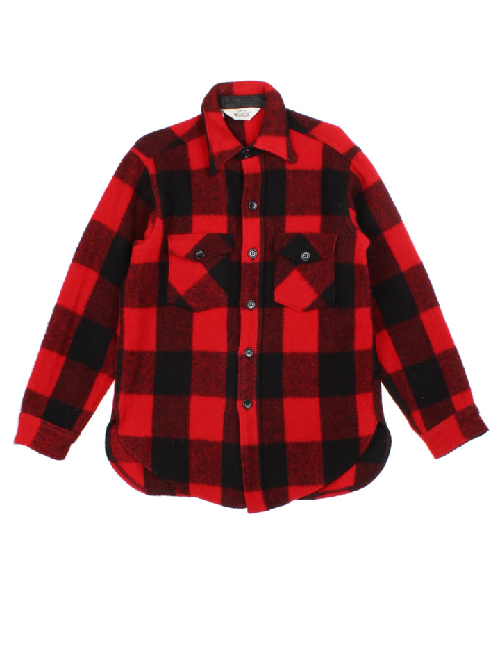 Woolrich Buffalo Plaid Flannel Overshirt (Size S)