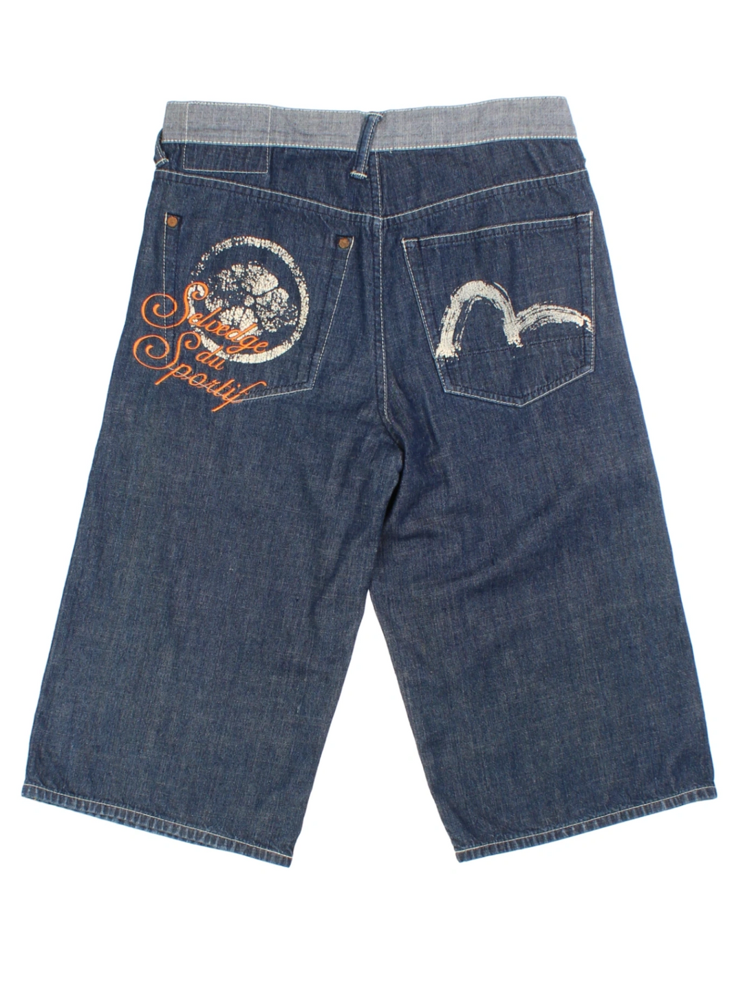 Y2K Evisu Reversible Jorts (Size S)