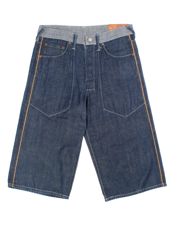 Y2K Evisu Reversible Jorts (Size S)