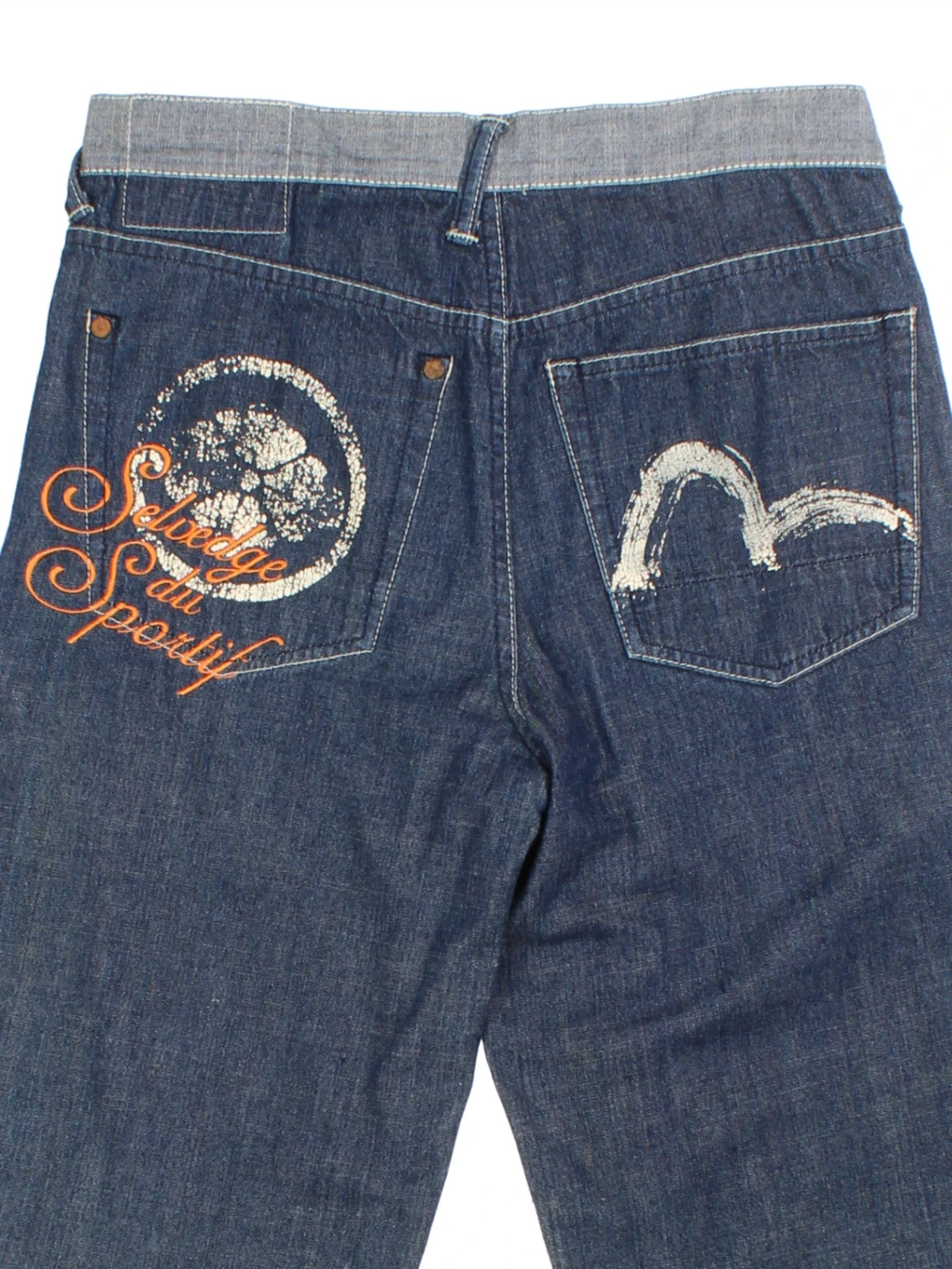 Y2K Evisu Reversible Jorts (Size S)