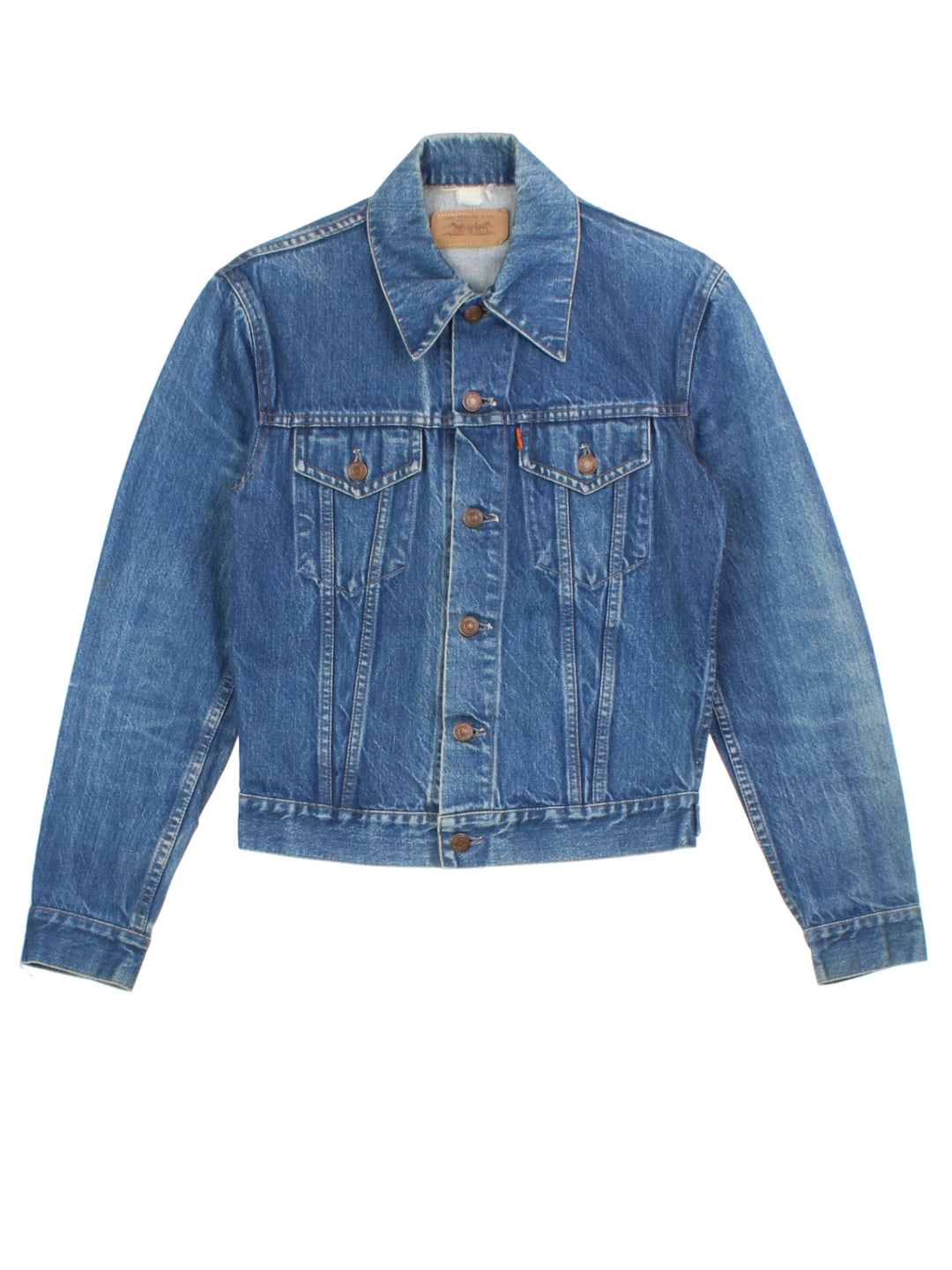 Levi Strauss Blue Denim Trucker Jacket (Size S)