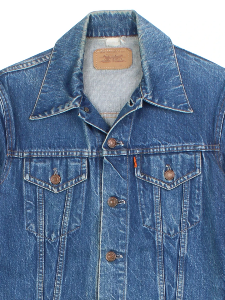 Levi Strauss Blue Denim Trucker Jacket (Size S)
