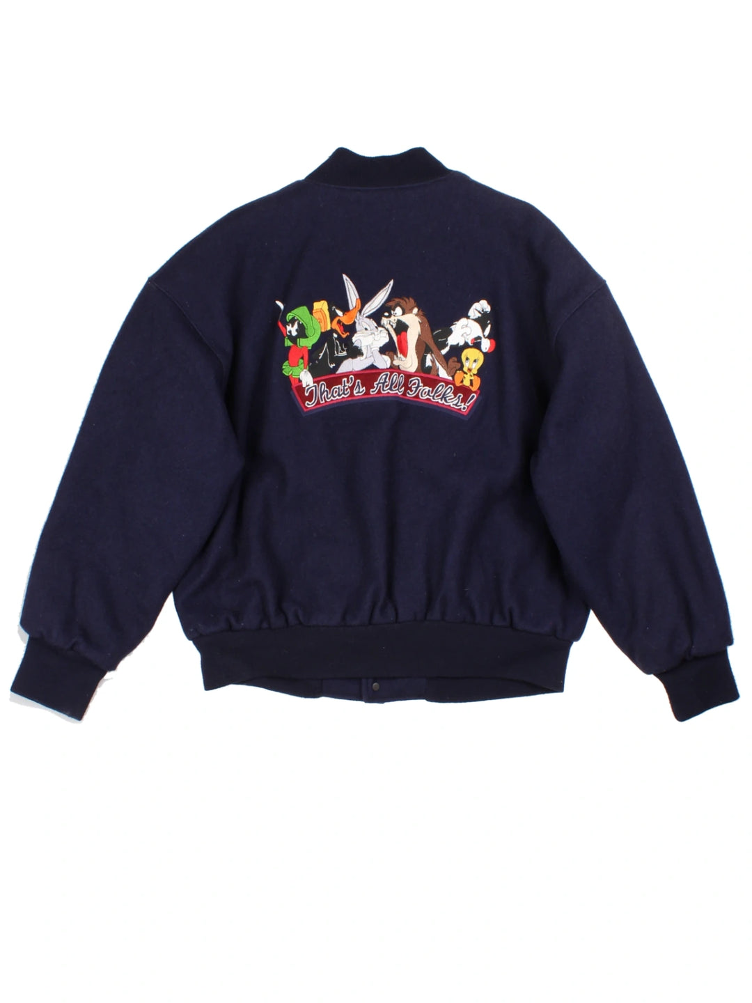 90's Warner Brothers Looney Tunes Bomber Jacket (Size XL)