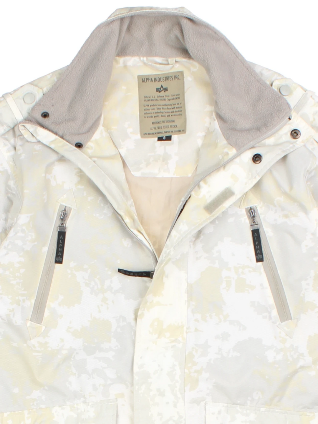 Alpha Industries Camo Snow Jacket (Size M)
