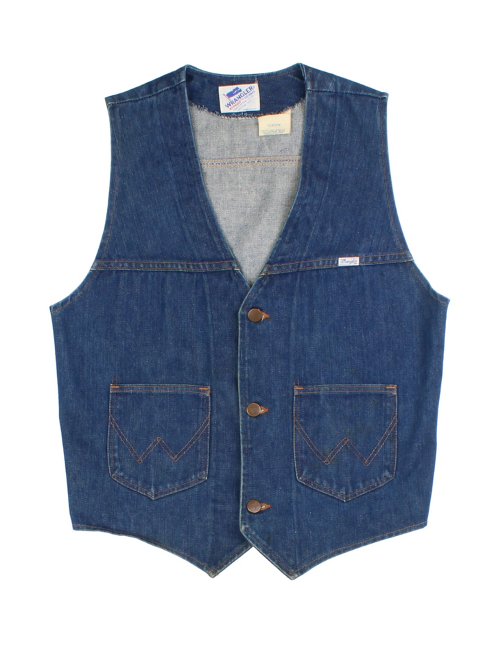 80's Wrangler Denim Vest (Size L)