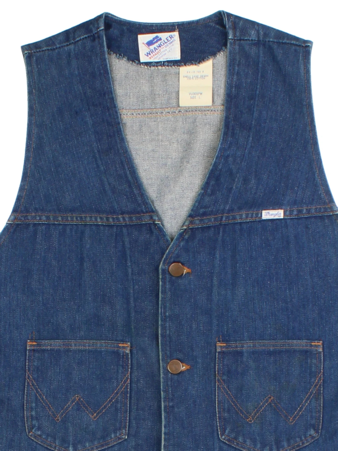 80's Wrangler Denim Vest (Size L)