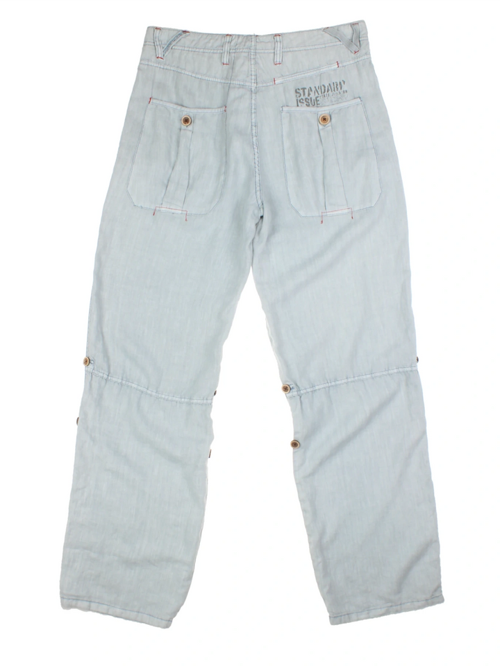 Vintage Wide Leg Trousers (Size M)