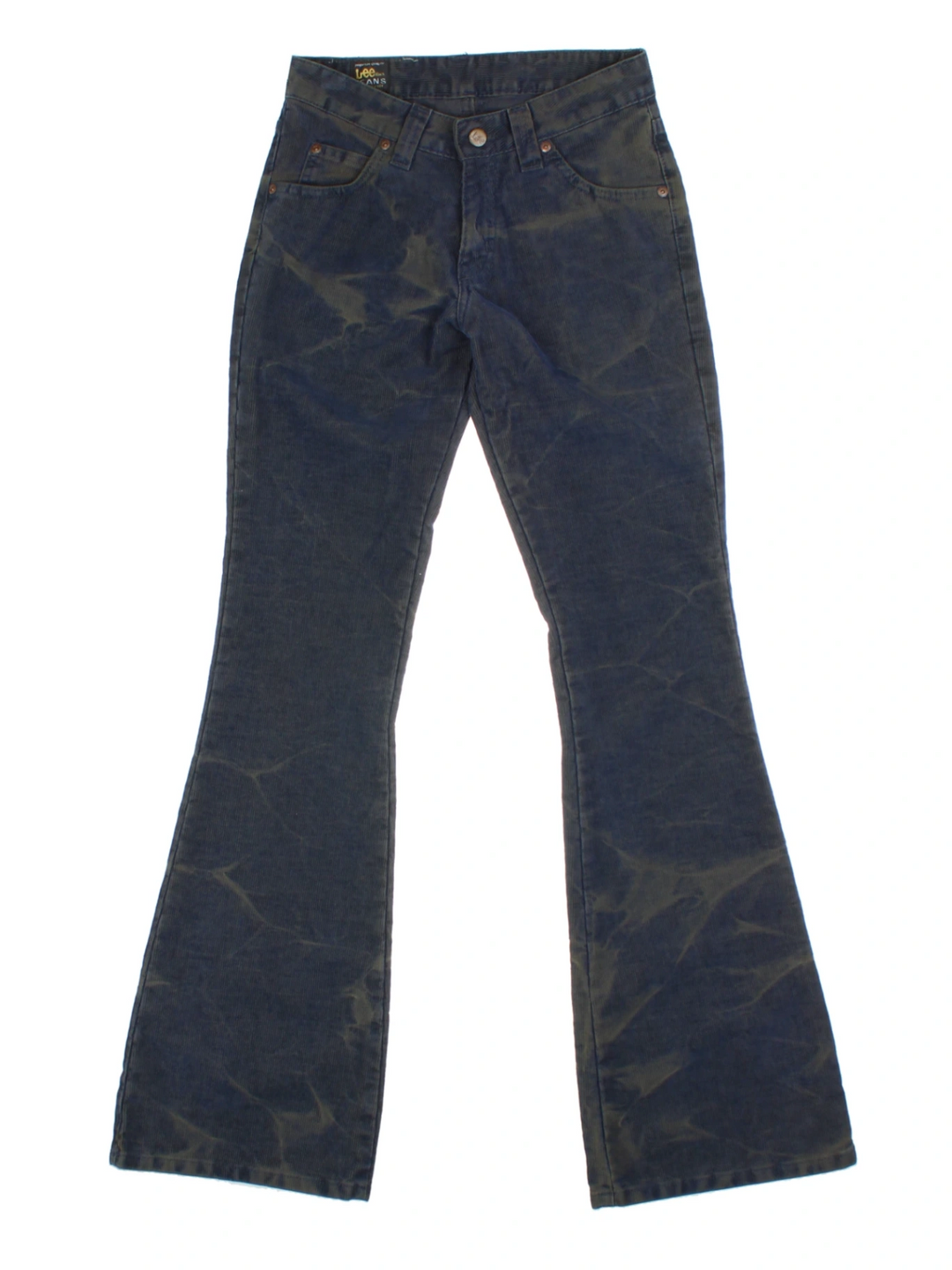 Lee Overdyed Fading Corduroy Flared Trousers (Size XS)