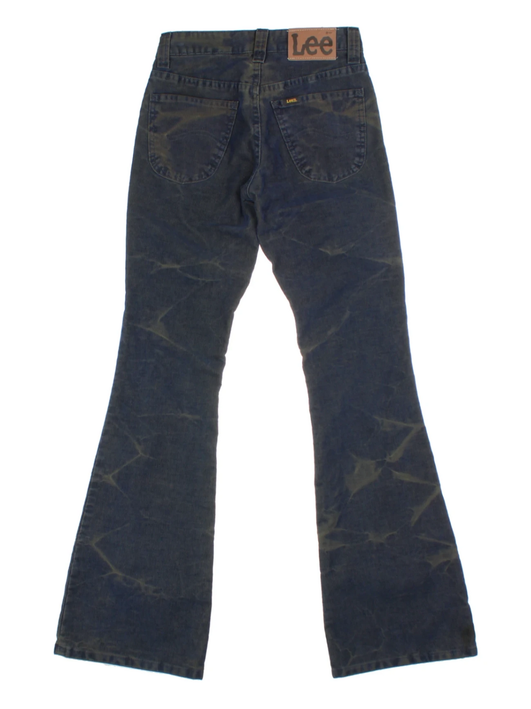 Lee Overdyed Fading Corduroy Flared Trousers (Size XS)